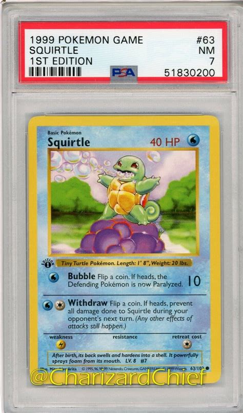 Original Squirtle Card