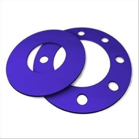 Blue Ring Gas Medium Temperature Resistance Silicon Rubber Gasket For