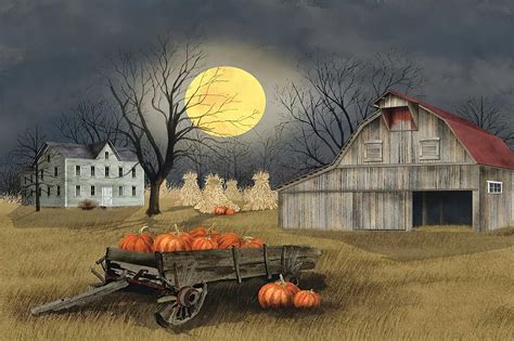 Amazon Wenka Harvest Moon By Billy Jacobs Poster Canvas Painting