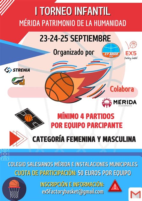 I Torneo de Baloncesto Infantil Mérida Patrimonio de la Humanidad CP