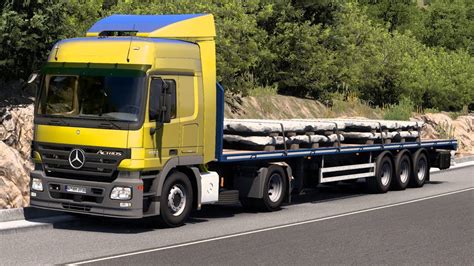 Ets Mercedes Actros Mp Transporting Marble From Bitola Part