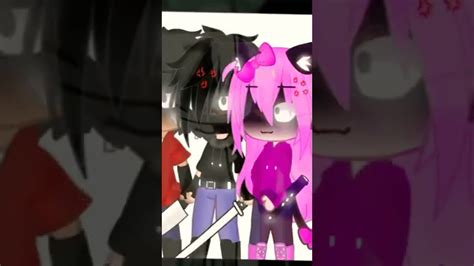 Aaron And Kawaii Chan And Zane 👁💢 Aphmau Gacha Club Edit 🤍💜 🔫 🖤💖 Youtube