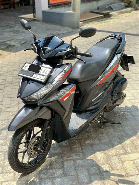 Motor Honda Vario Bekas Tahun 2017 Siap Pakai Surat Lengkap Warna Hitam