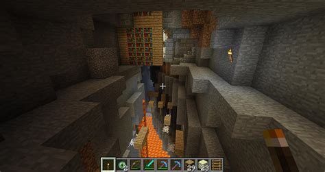 Stronghold Abandoned Mineshaft Ravine Survival Mode Minecraft Java Edition Minecraft