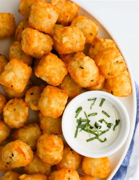 Air Fryer Frozen Tater Tots Planted In The Kitchen