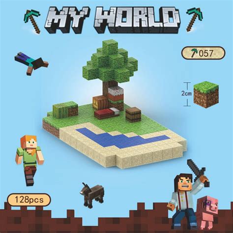 Магнитный Конструктор Майнкрафт набор детали фигурок Игрушка Minecraft ...