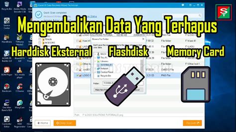 Cara Mengembalikan Data Yang Terhapus Di Harddisk Eksternal Flashdisk