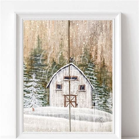 Rustic Barn Wall Art Etsy