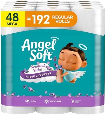 Amazon ANGEL SOFT Toilet Paper Bath Tissue 48 Double Rolls 260