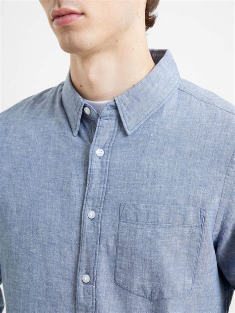 Chambray Shirt Blue French Connection Eu