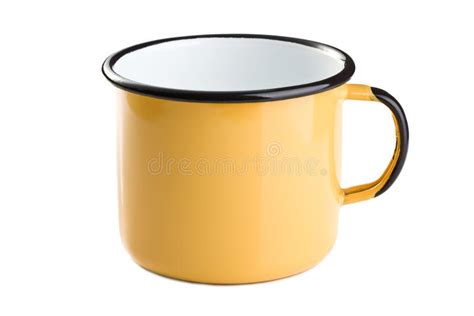 Tin Cup Stock Photo Image Of Crockery Utensil White 18746118
