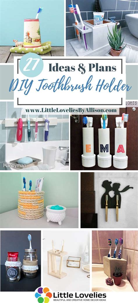 Diy Toothbrush Holder That Will Save Space In The Bathroom Wall