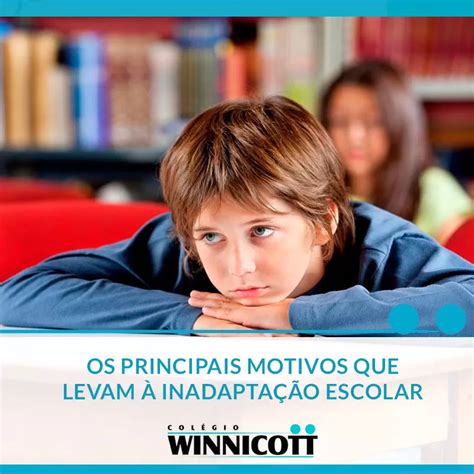 Os Principais Motivos Que Levam Inadapta O Escolar Col Gio Winnicott