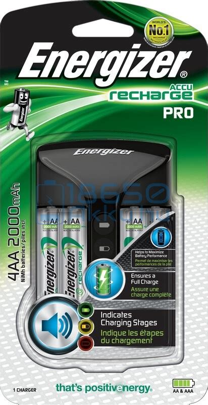 Energizer Pro Ni MH Akkumulátor Töltő 4db 2000mAh AA R6