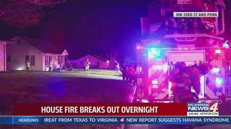 Crews Knock Down House Fire In Nw Oklahoma City