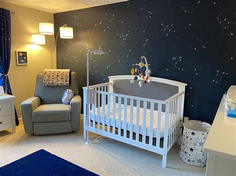 Space nursery, finished! : r/BabyBumps