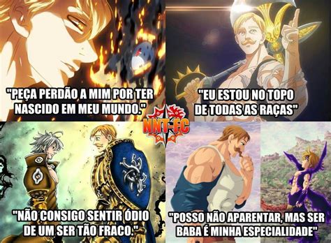 Frases Que Somente Escanor Tem O Direito De Dizer O Maluco é Brabo Existem Pessoas Orgulhosas