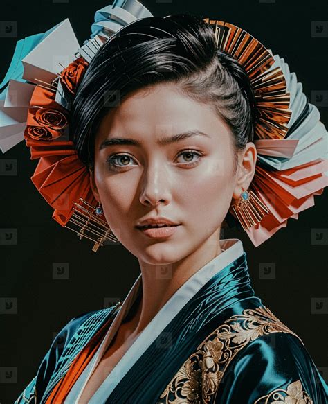 Elegant Fusion Renaissance And Modern Japanese Beauty 6 Photo 295383