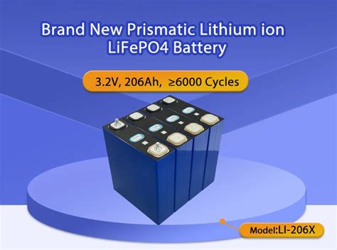 Xdle 3 2v Prismatic 206ah Lifepo4 Lithium Iron Phosphate Battery Cell