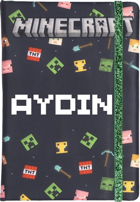 Minecraft Journal Notebook Personalised Notebook For Boys Add