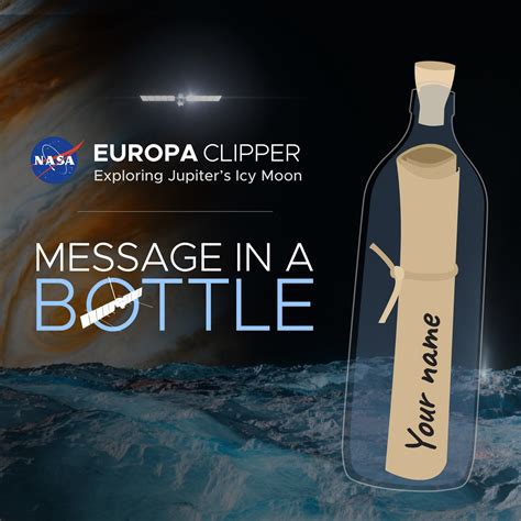 Join Us | Message in a Bottle – NASA's Europa Clipper