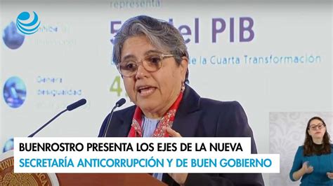 Buenrostro Presenta Los Ejes De La Nueva Secretar A Anticorrupci N Y De