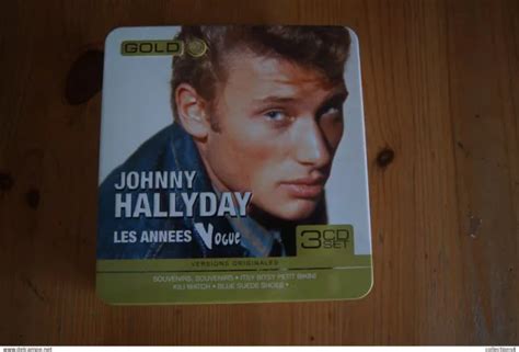 Johnny Hallyday Les Annees Vogue Coffret Metal Cd Valeur Eur