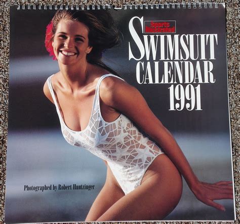 Sports Illustrated 1991 Swimsuit Pin Up Calendar Elle MacPherson Kathy