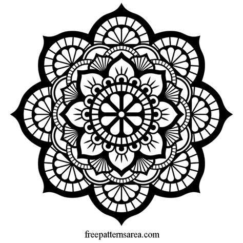 Lotus Mandala Vector Art A Symphony Of Beauty And Spirituality