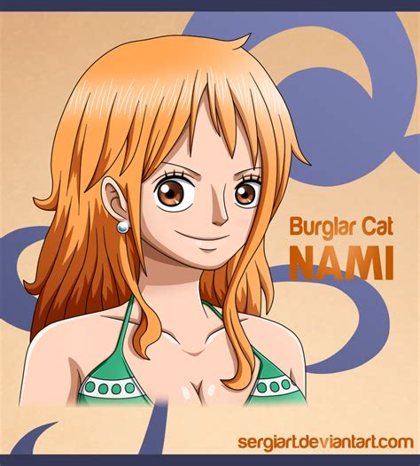 One Piece Burglar Cat Nami By Sergiart On Deviantart