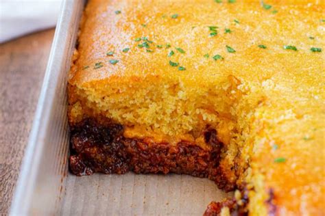 Bbq Beef Cornbread Casserole Dinner Then Dessert