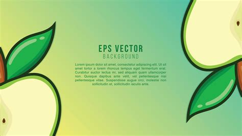 Green Apple Gradient Line Shape Background Abstract EPS Vector 14680319 ...