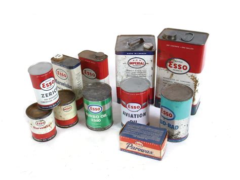 Assorted Esso Products Private Collection Of Tom And Marlene Stackhouse Rm Sotheby S