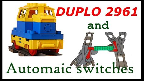 Duplo Train 2961 And Automatic Switches Derailment Youtube