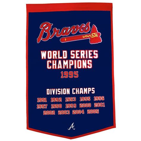 Atlanta Braves Dynasty Banner Atlanta Braves Atlanta Braves World