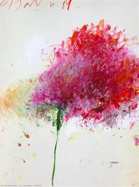 Proteus - Cy Twombly | Wikioo.org - The Encyclopedia of Fine Arts