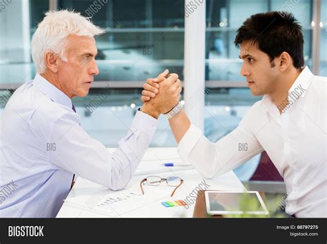 Two Businessmen Image And Photo Free Trial Bigstock