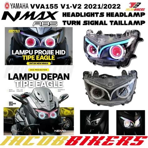 YAMAHA NMAX 155 VVA V1 V2 2020 2022 ORIGINAL JPA HID Projector Projie