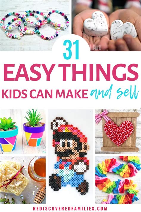 31 Easy Homemade Things To Make And Sell For Kids Rediscovered Families