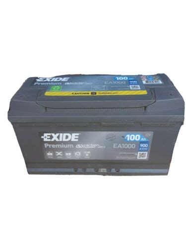 EXIDE EA1000 PREMIUM Autobatterie Batterie Starterbatterie 12V 100Ah