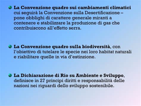 Ppt Trattati E Conferenze Internazionali Sul Clima E Sullambiente