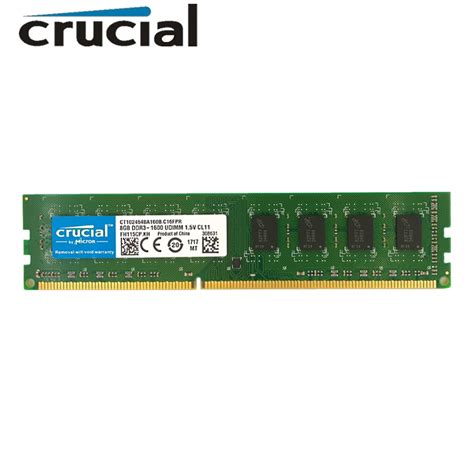 Computador Ddr2ddr3ddr3l Original Crucial 2gb4gb8gb 667mhz800mhz