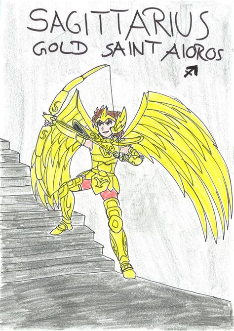 Sagittarius Gold Saint Aioros By Aioros Sama On Deviantart