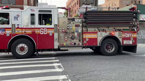 Fdny Engine 68 Responding On Ogden Avenue With Rumbler Youtube