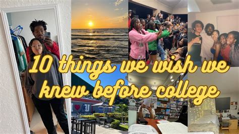 10 Things We Wish We Knew Before College Fau Edition Youtube