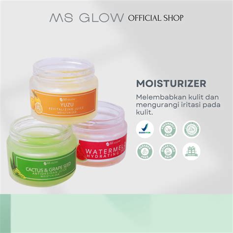 Jual Ms Glow Juice Moisturizer Original Bpom Ms Glow Yuzu