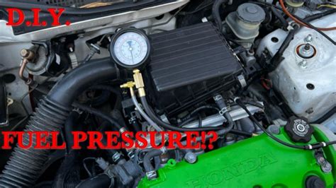 How To Easily Check Fuel Pressure Youtube