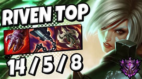 Otp Riven Vs Fiora [ Top ] Lol Korea Master Patch 11 17 Youtube