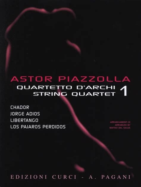 Piazzolla For String Quartet Von Astor Piazzolla Im Stretta Noten