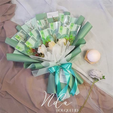 Money Bouquet Buket Karangan Bunga Kertas Mawar Kertas